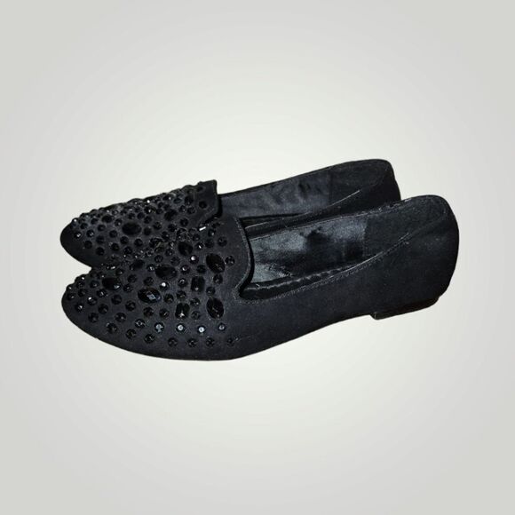 Sfera black round toe flats size 38 7.5 - Picture 2 of 9